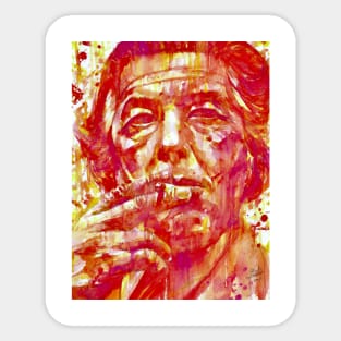 ANDRE BRETON watercolor portrait .1 Sticker